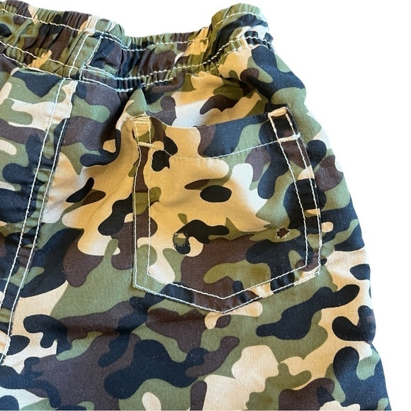 Kute n Koo swim pull-on trunks camouflage elastic waist lining pockets Boy 5 - Picture 10 of 12